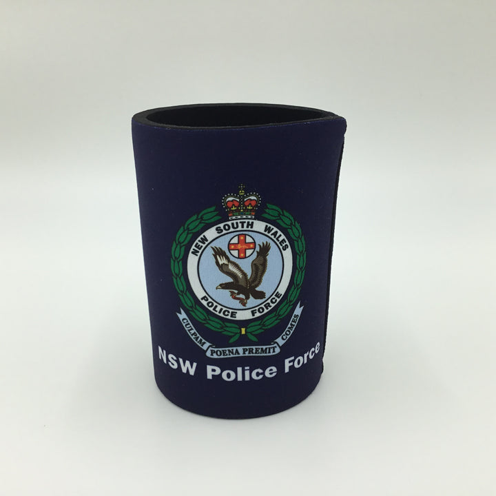 Stubby Can Holder NSW Police Force - Navy