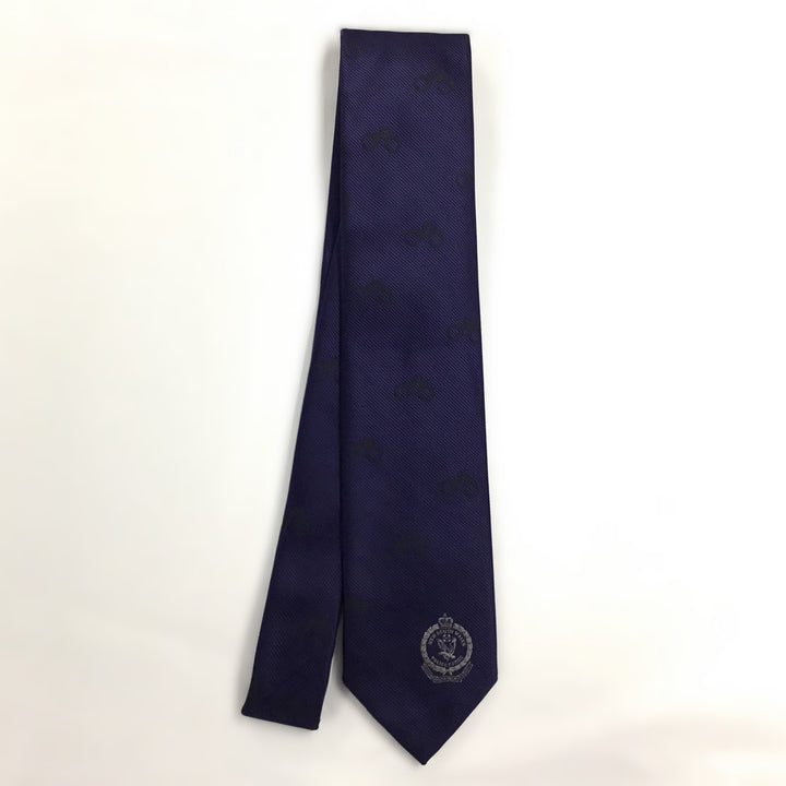 Tie - Navy with Handcuff Pattern