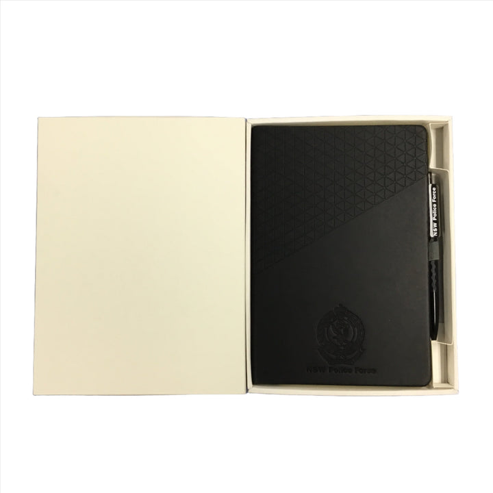 Journal - Geometric Black in Gift Box