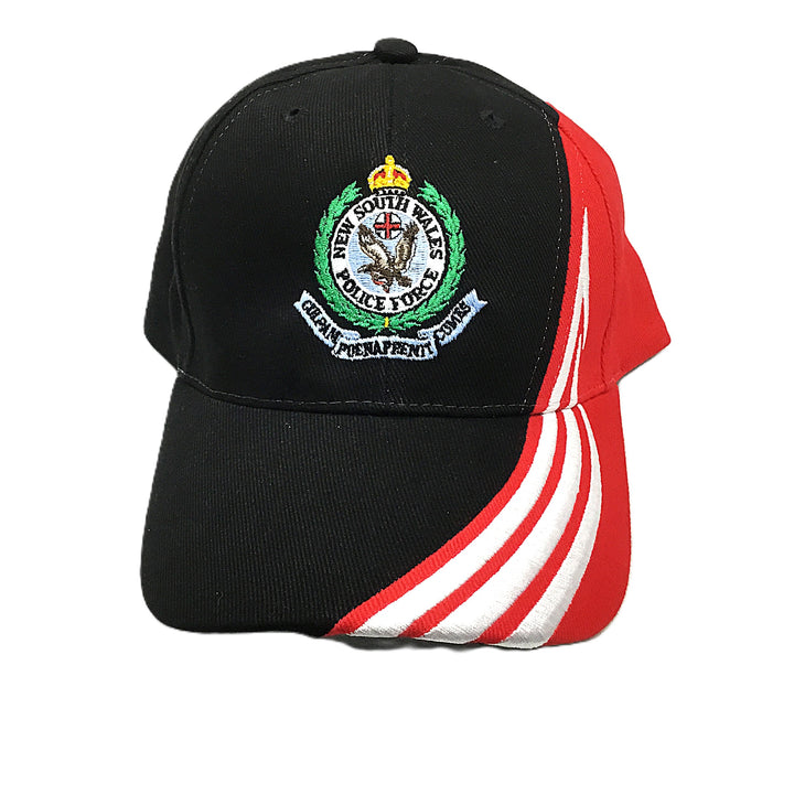 Cap - NSWPF Colour Logo CotTrim AH003