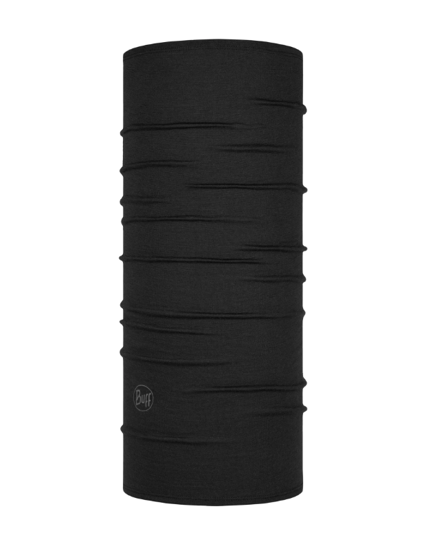 Neck Warmer Merino Wool - Black