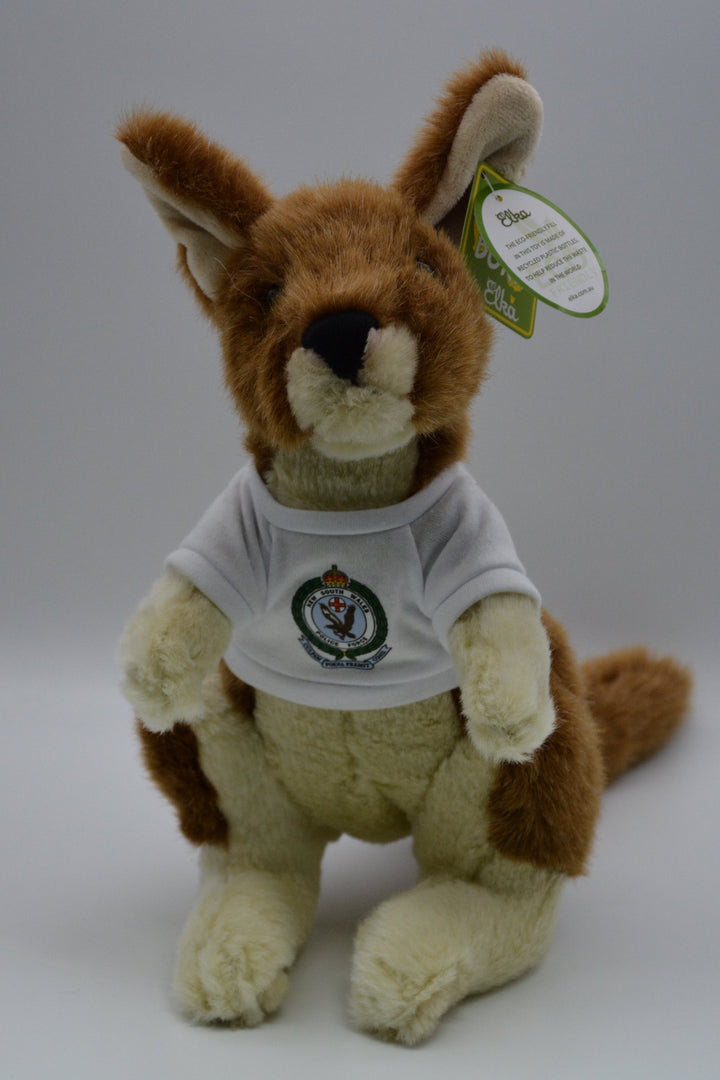 Kangaroo with NSWPF logo shirt
