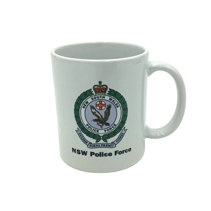Mug - Coffee NSWPF Colour Logo White