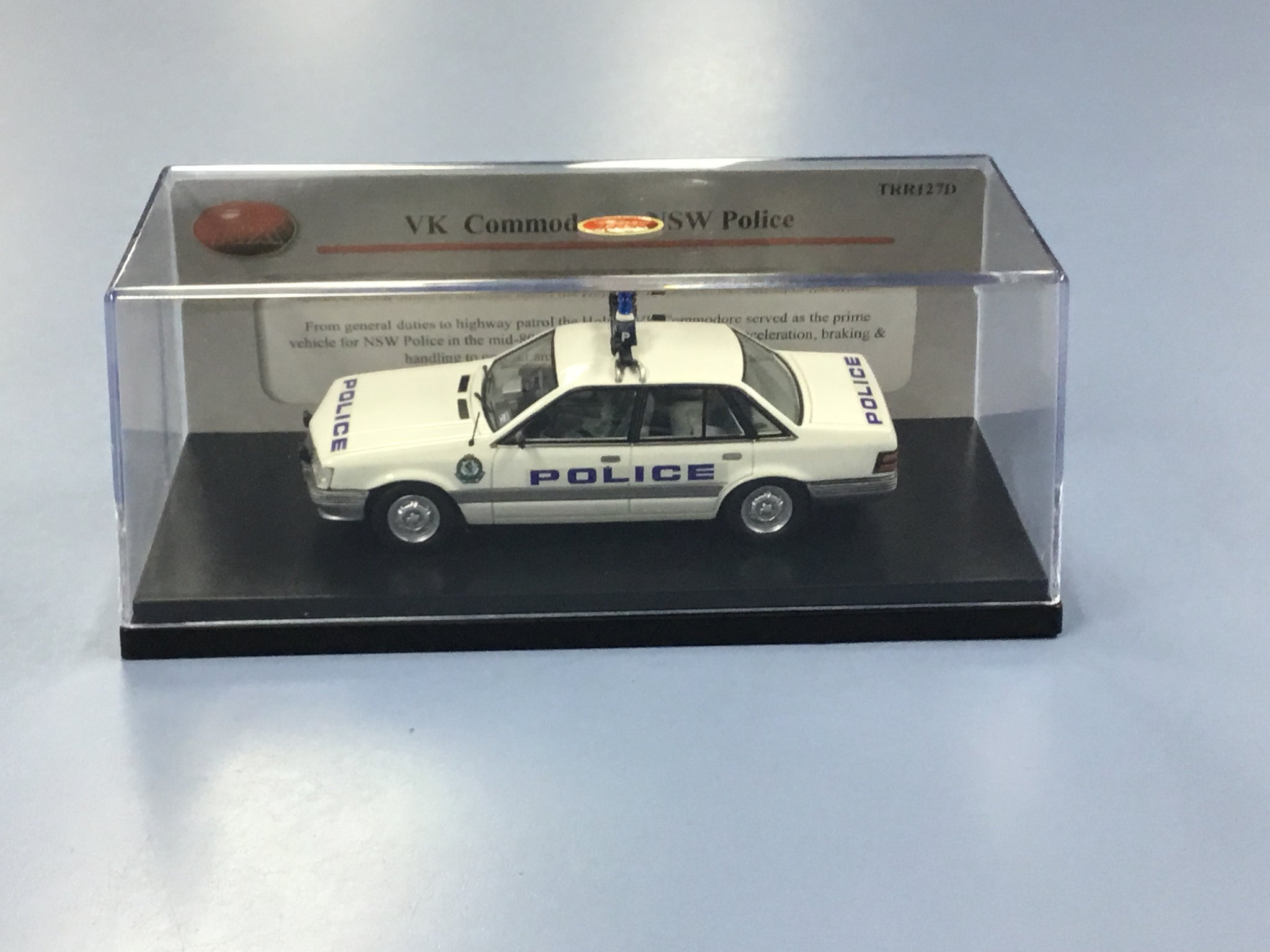 Model TRR127D VK Commodore NSW Police car – nswpoliceshop