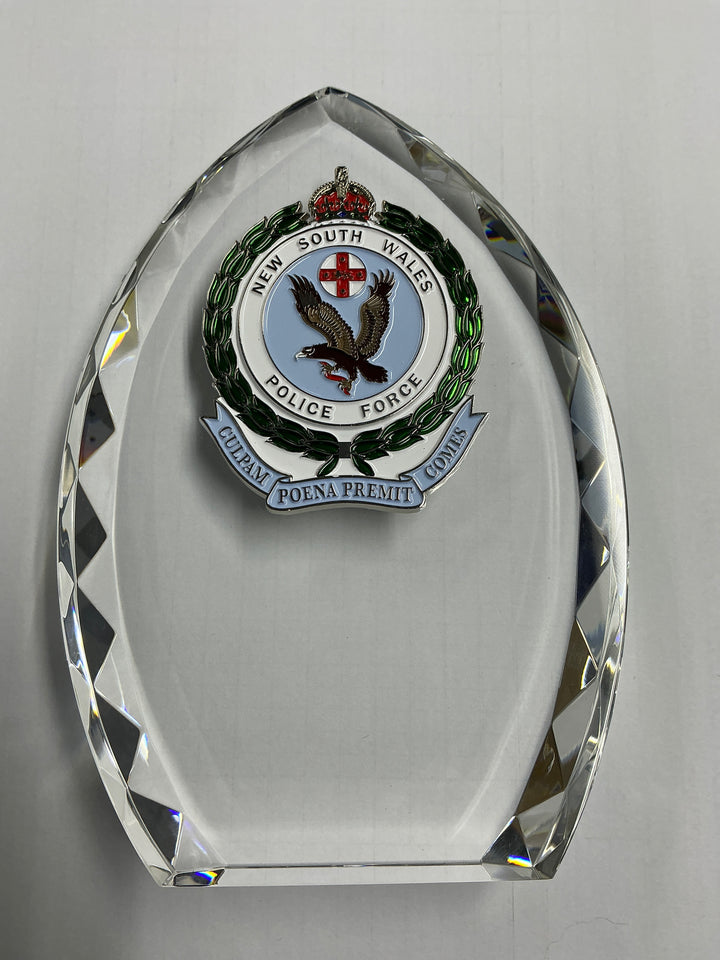 Plaque NSWPF Crystal Arch 1363/4