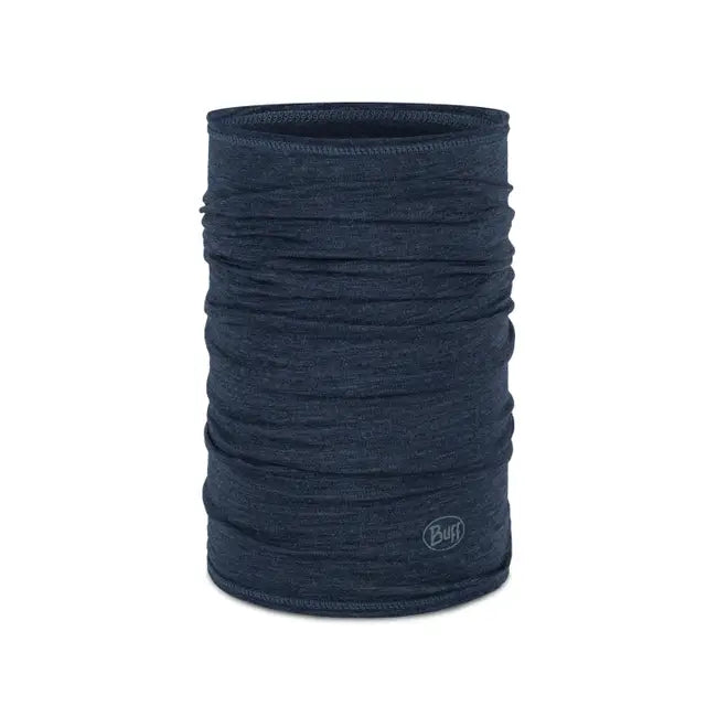 Neck Warmer Merino Wool Lightweight - Solid Night Blue