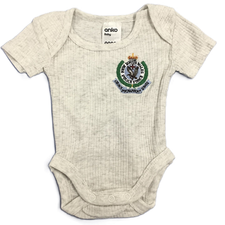 Baby Romper - Short Sleeve Grey