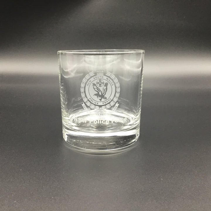 Glass - Scotch / Whiskey Police Force Logo