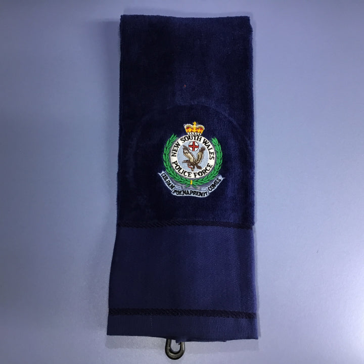 Towel - Golf Towel with Clip Navy