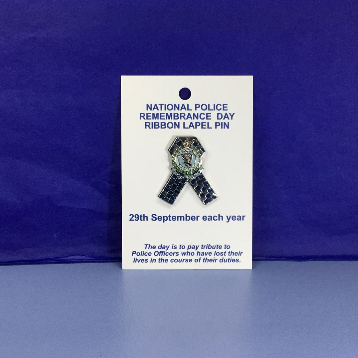 Lapel Pin - Remembrance Day NSW Police Force Ribbon – nswpoliceshop
