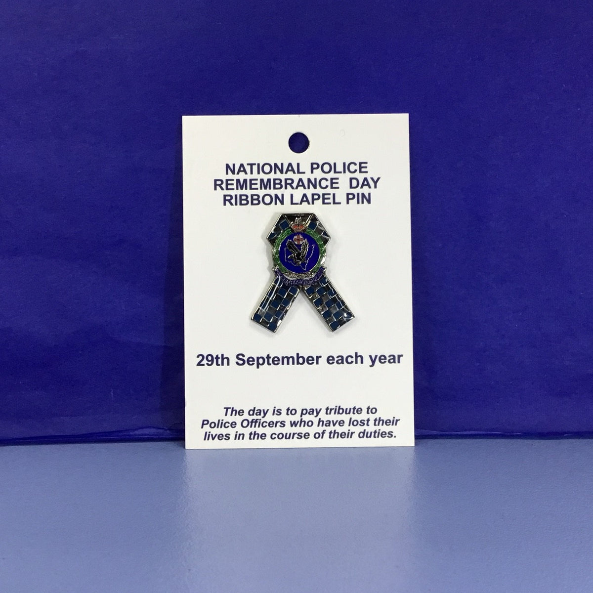 Lapel Pin - Remembrance Day PANSW Ribbon – nswpoliceshop