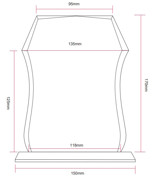 Plaque NSW Police Force Glass Shield 1338/1